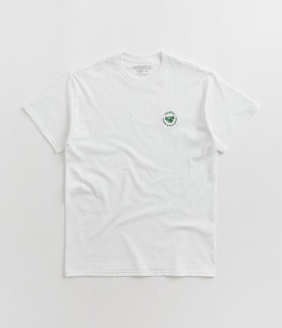 North Supplies Logo Embroidered T-Shirt - White / Green