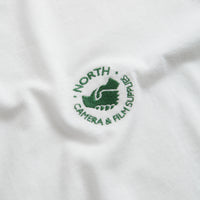 North Supplies Logo Embroidered T-Shirt - White / Green thumbnail