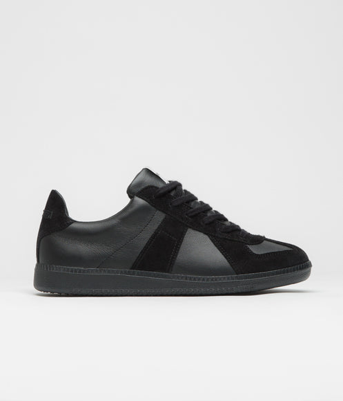 Novesta All Leather German Army Trainer Shoes - All Black
