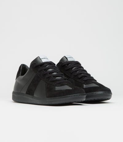 Novesta All Leather German Army Trainer Shoes - All Black