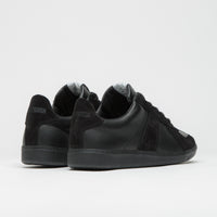 Novesta All Leather German Army Trainer Shoes - All Black thumbnail