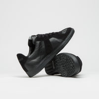 Novesta All Leather German Army Trainer Shoes - All Black thumbnail