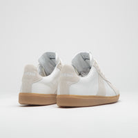 Novesta All Leather German Army Trainer Shoes - White / Transparent thumbnail