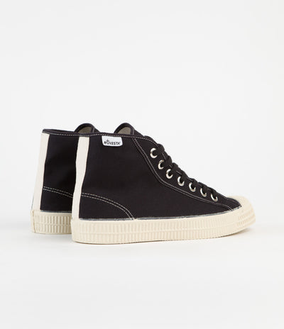 Novesta Star Dribble Contrast Stitching Shoes - 60 Black / 99 Beige / 106 Ecru