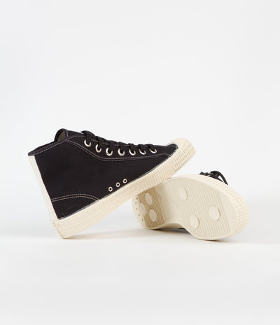 Novesta Star Dribble Contrast Stitching Shoes - 60 Black / 99 Beige / 106 Ecru