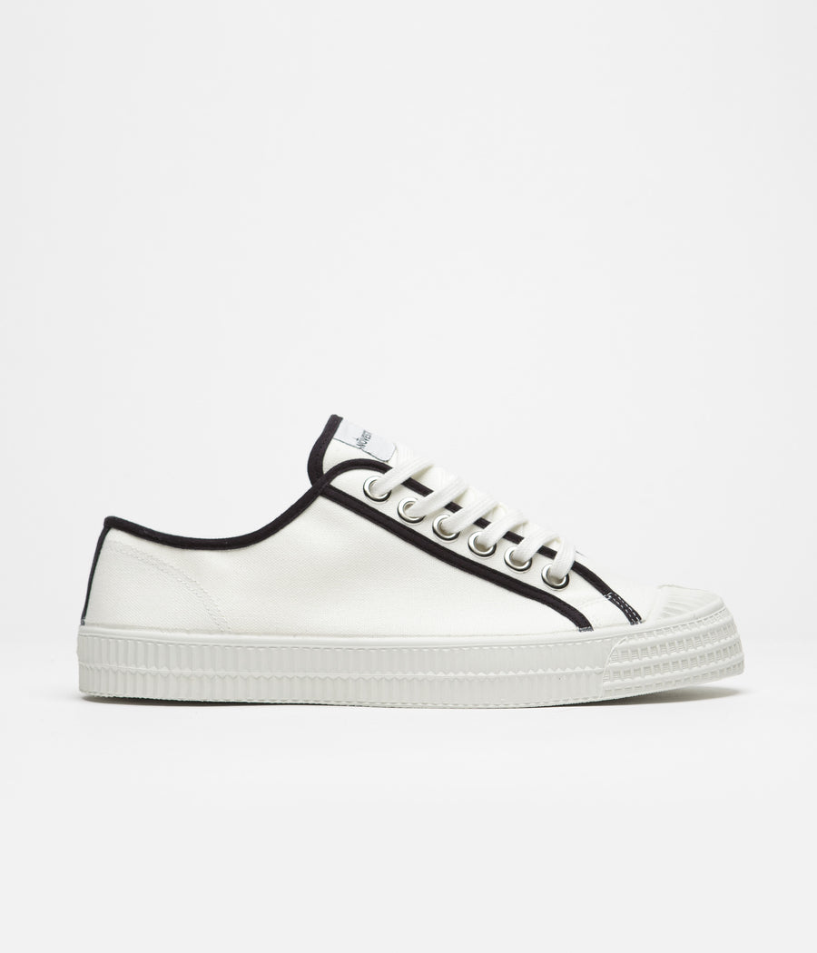 Novesta Star Master Contrast Piping Shoes - 10 White / 60 Black / 110 White