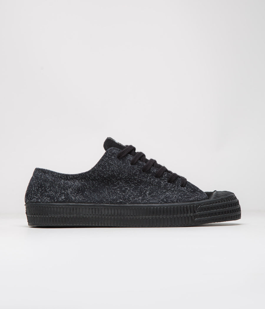 Novesta Star Master Hairy Suede Shoes in Black