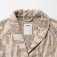 OAS Linen Terry Statement Robe in Fern thumbnail