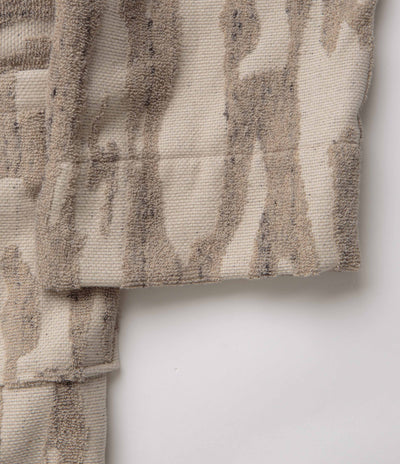 OAS Linen Terry Statement Robe in Fern