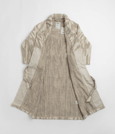 OAS Linen Terry Statement Robe in Fern