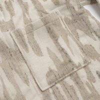 OAS Linen Terry Statement Robe in Fern thumbnail