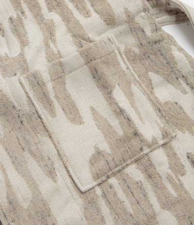OAS Linen Terry Statement Robe in Fern