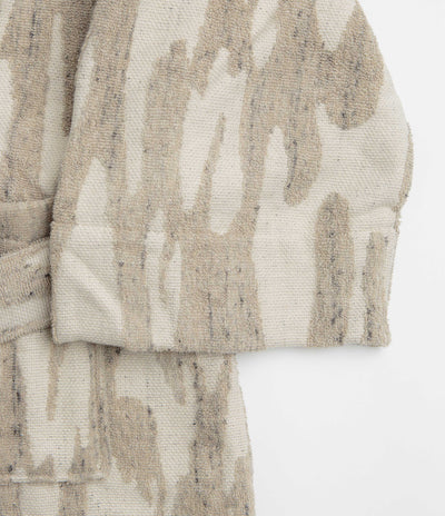 OAS Linen Terry Statement Robe in Fern