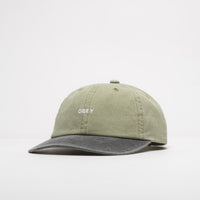 Obey 2 Tone Bold Cap in Pigment Khaki Multi thumbnail