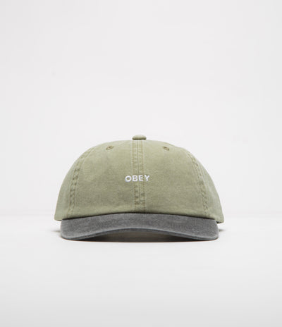 Obey 2 Tone Bold Cap in Pigment Khaki Multi