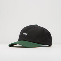 Obey 2 Tone Lowercase Cap in Black Multi thumbnail