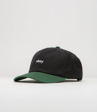 Obey 2 Tone Lowercase Cap in Black Multi