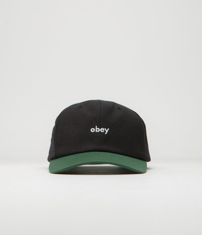 Obey 2 Tone Lowercase Cap in Black Multi