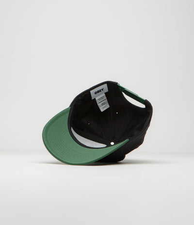 Obey 2 Tone Lowercase Cap in Black Multi