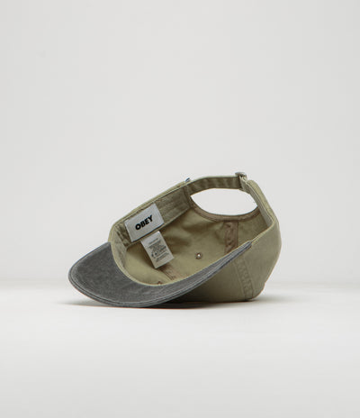 Obey 2 Tone Lowercase Cap in Pigment Khaki Multi