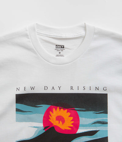 Obey A New Day Rising T-Shirt - White