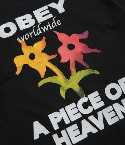 Obey A Piece Of Heaven T-Shirt - Black