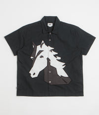 Obey Beau Short Sleeve Shirt in Black Multi