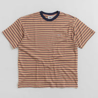 Obey Bigwig Adams T-Shirt - Academy Navy Multi thumbnail