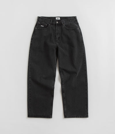 Obey Bigwig Baggy Jeans - Faded Black