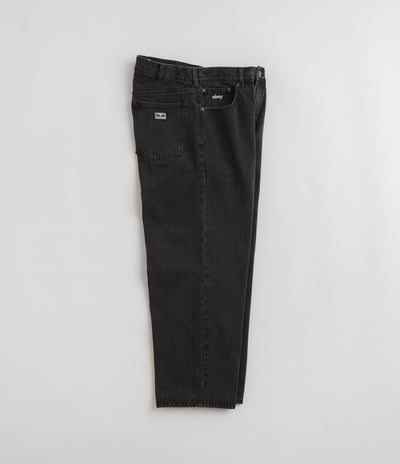 Obey Bigwig Baggy Jeans - Faded Black