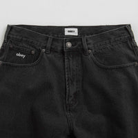 Obey Bigwig Baggy Jeans - Faded Black thumbnail