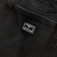 Obey Bigwig Baggy Jeans - Faded Black thumbnail