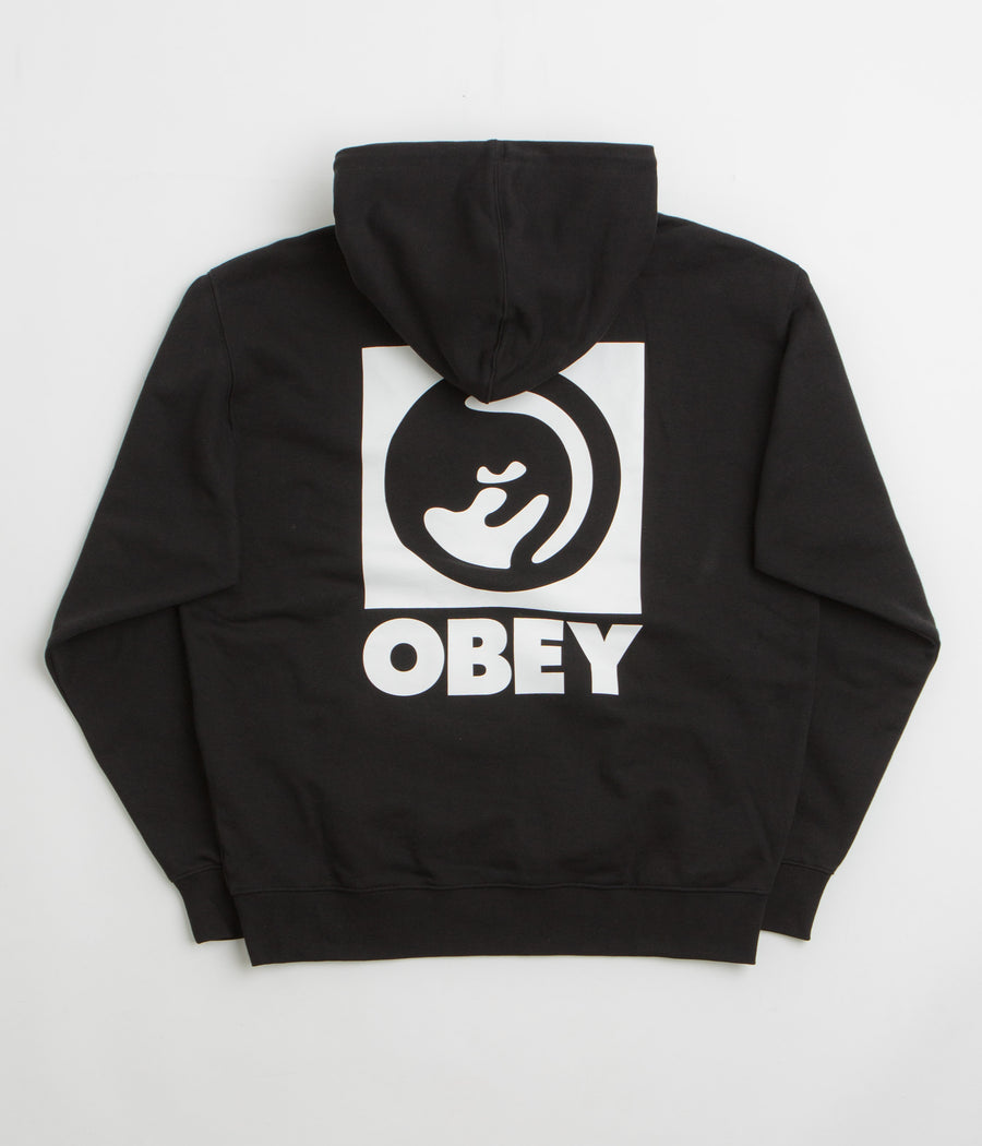 Obey Bold Eye Hoodie in Black