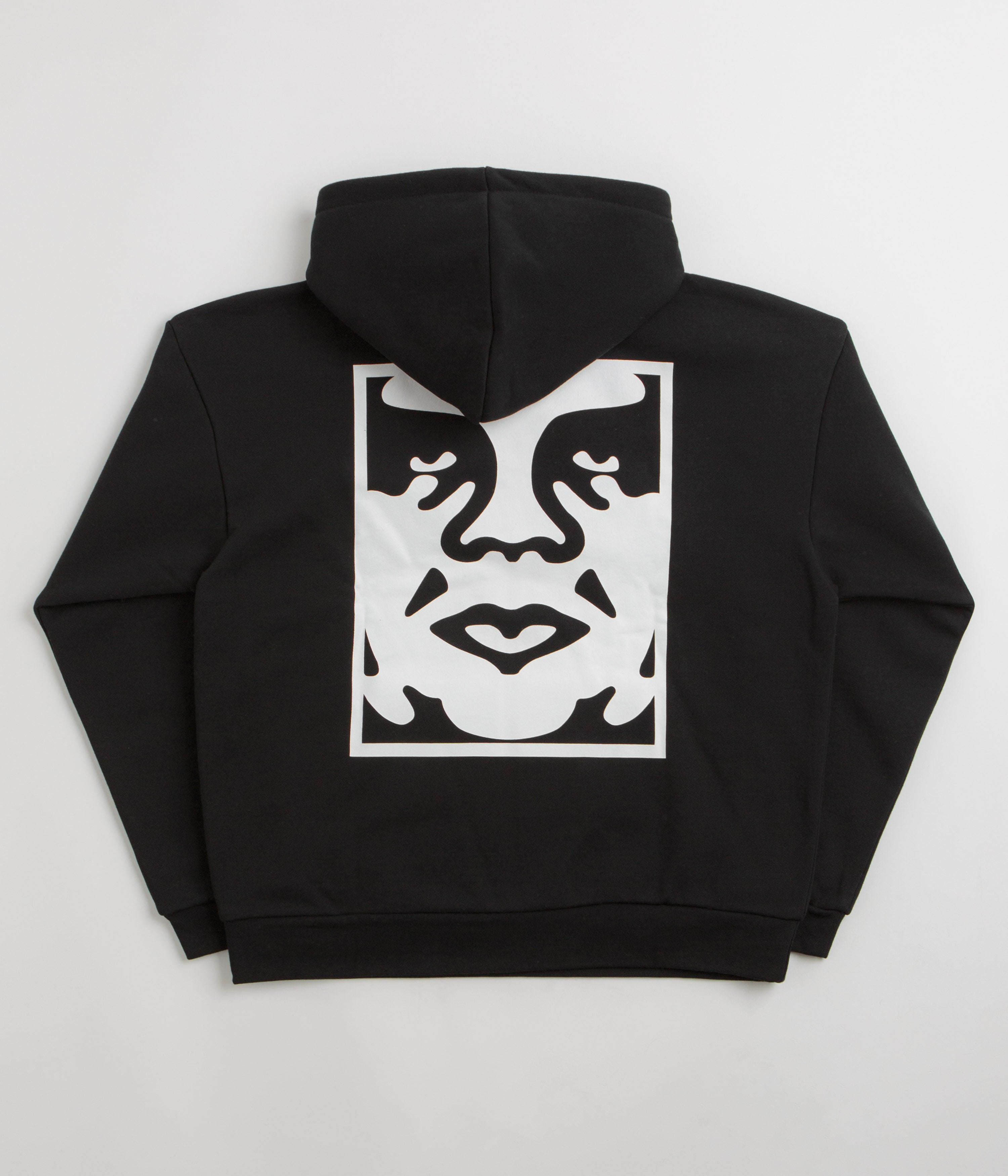 Obey Bold Icon Extra Heavy Hoodie in Black