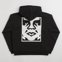Obey Bold Icon Extra Heavy Hoodie - Black thumbnail