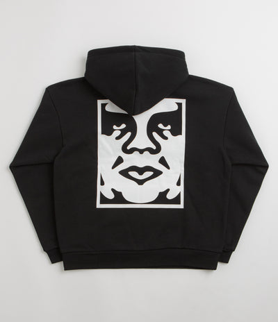 Obey Bold Icon Extra Heavy Hoodie - Black