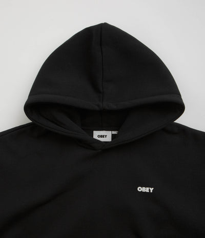 Obey Bold Icon Extra Heavy Hoodie - Black