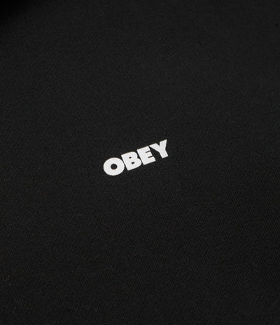 Obey Bold Icon Extra Heavy Hoodie - Black