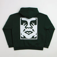 Obey Bold Icon Extra Heavy Hoodie - Green Gables thumbnail