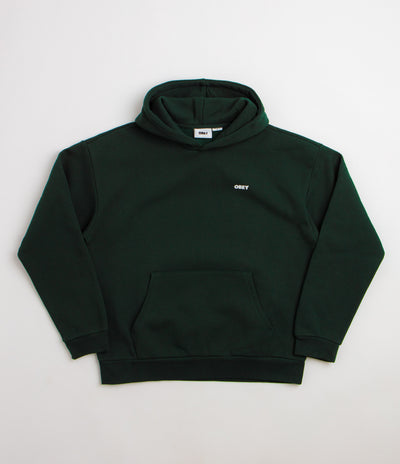 Obey Bold Icon Extra Heavy Hoodie - Green Gables