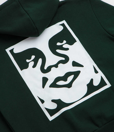 Obey Bold Icon Extra Heavy Hoodie - Green Gables