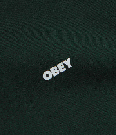 Obey Bold Icon Extra Heavy Hoodie - Green Gables