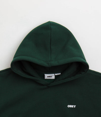 Obey Bold Icon Extra Heavy Hoodie - Green Gables