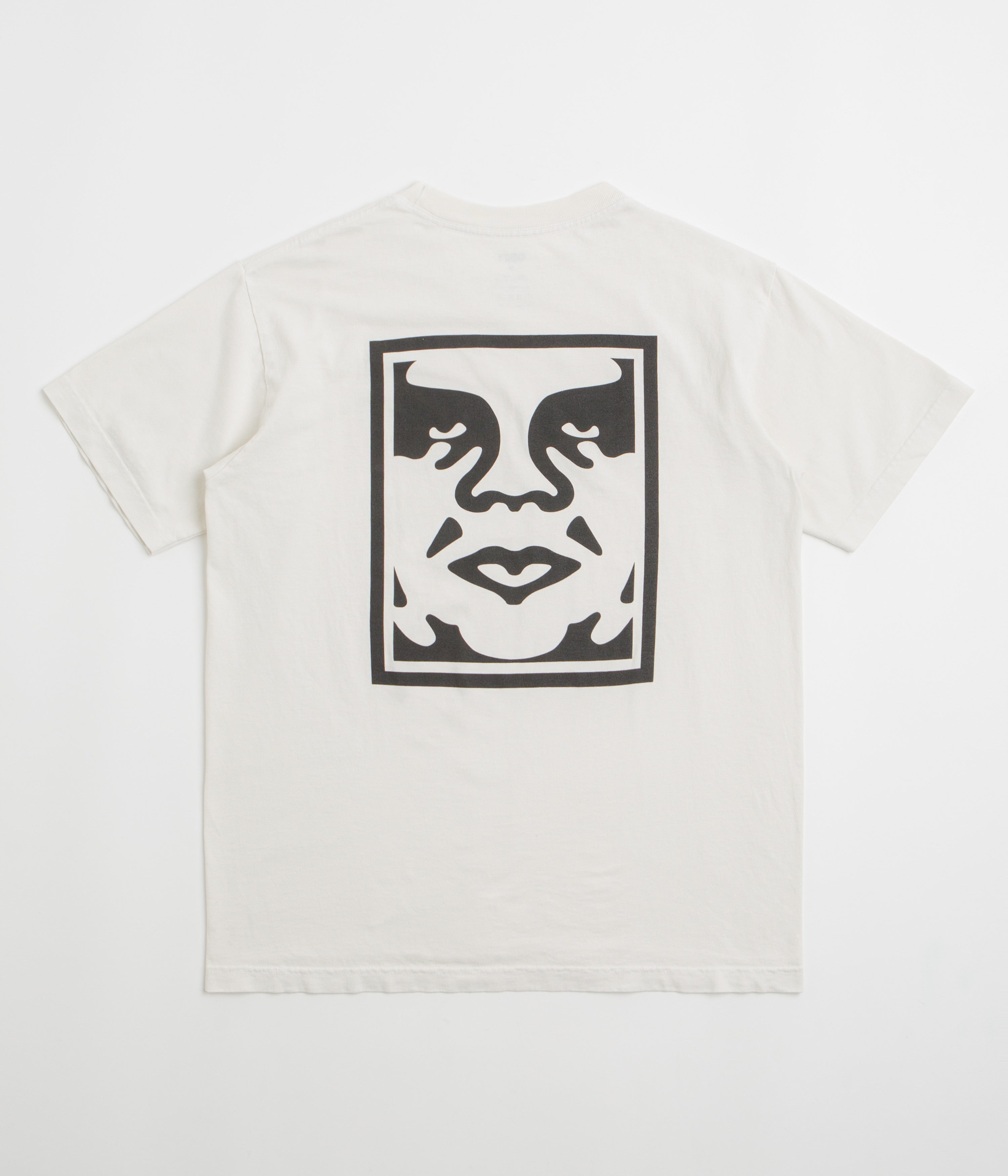 Obey Bold Icon Face T-Shirt in Pigment Chalk