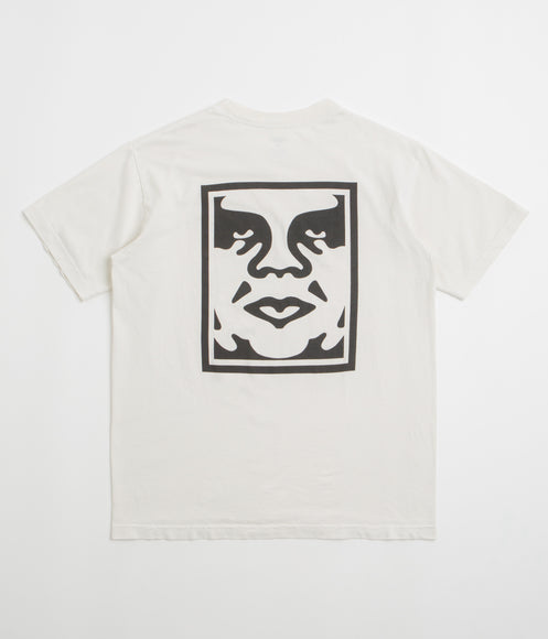 Obey Bold Icon Face T-Shirt - Pigment Chalk