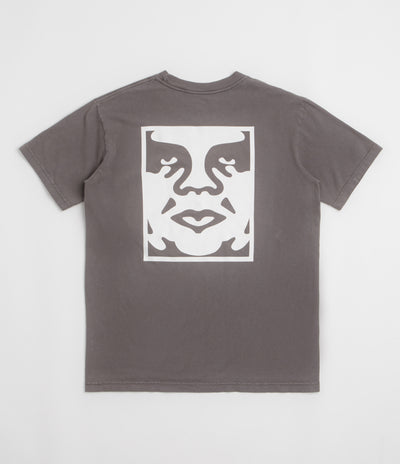 Obey Bold Icon Face T-Shirt - Pigment Dusty Black