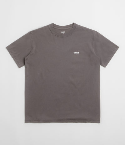 Obey Bold Icon Face T-Shirt - Pigment Dusty Black