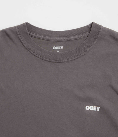 Obey Bold Icon Face T-Shirt - Pigment Dusty Black