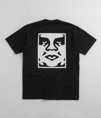 Obey Bold Icon Heavyweight T-Shirt in Off Black