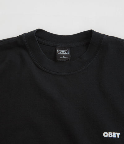 Obey Bold Icon Heavyweight T-Shirt - Off Black